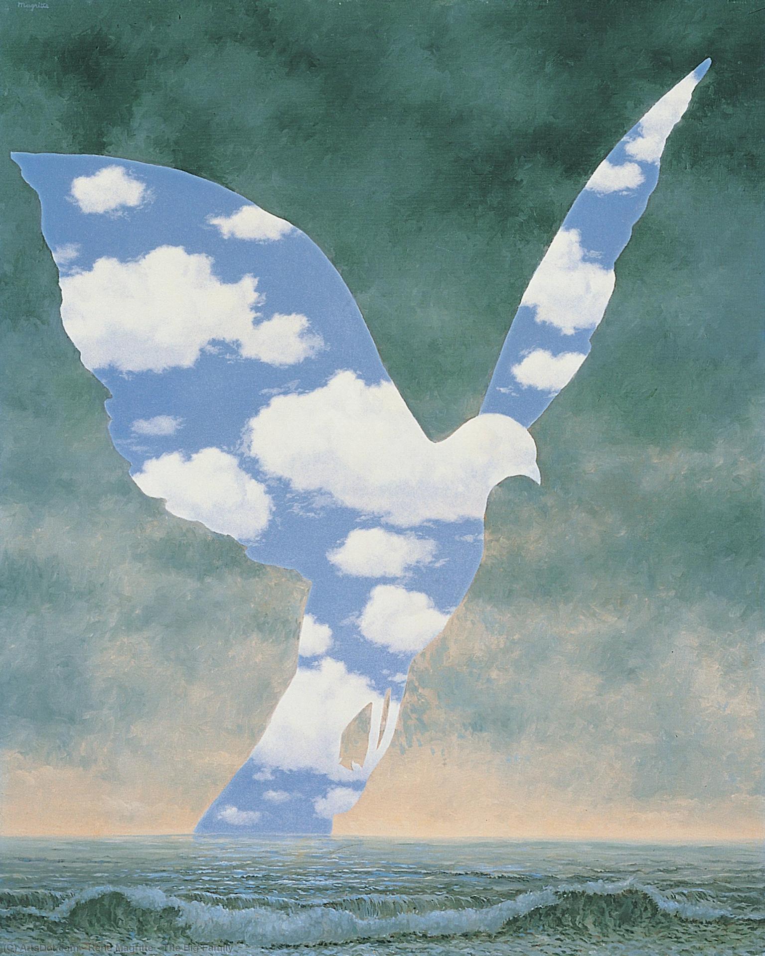 Rene magritte the big family