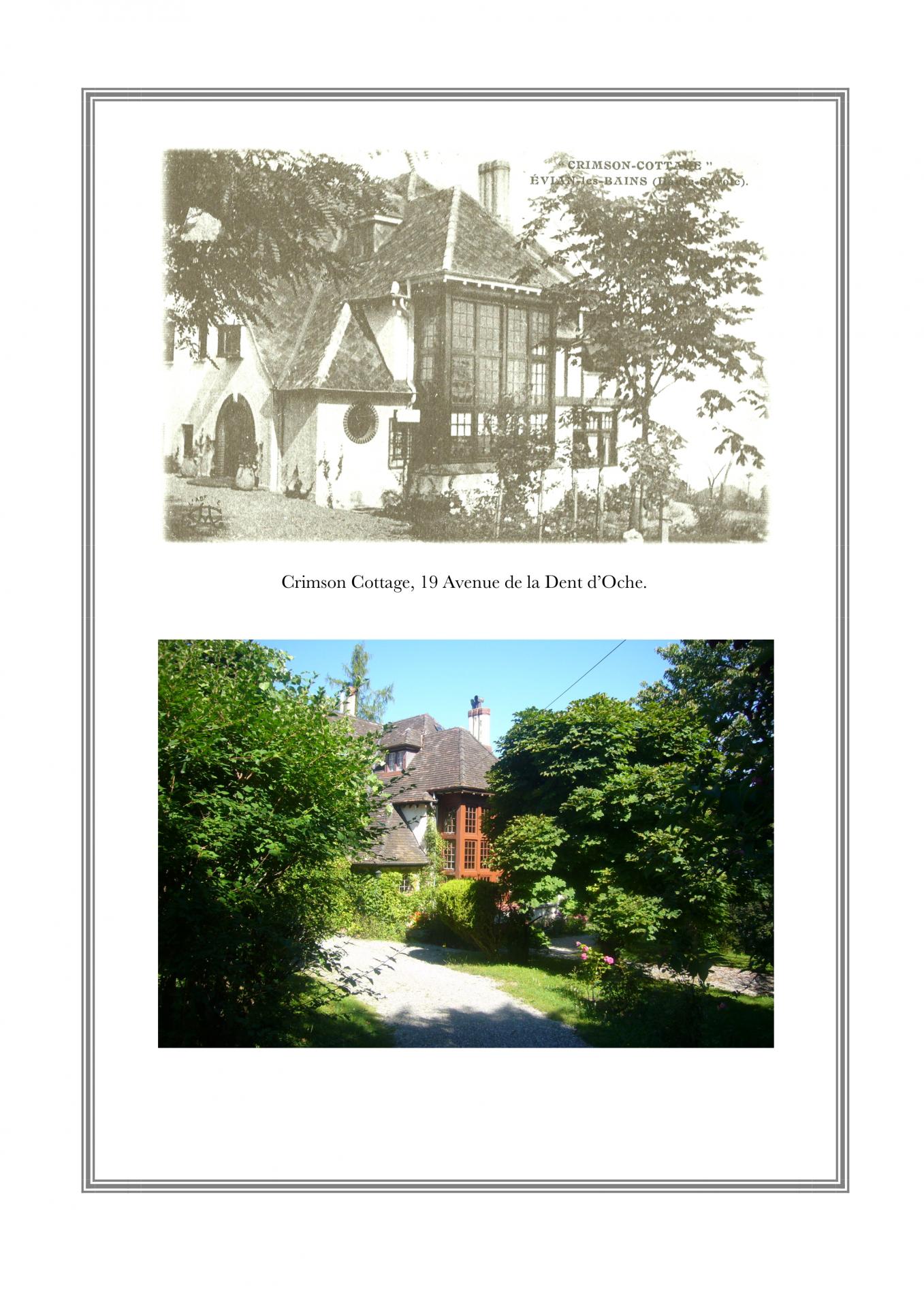 Crimson Cottage, 19 avenue de la Dent d'Oche