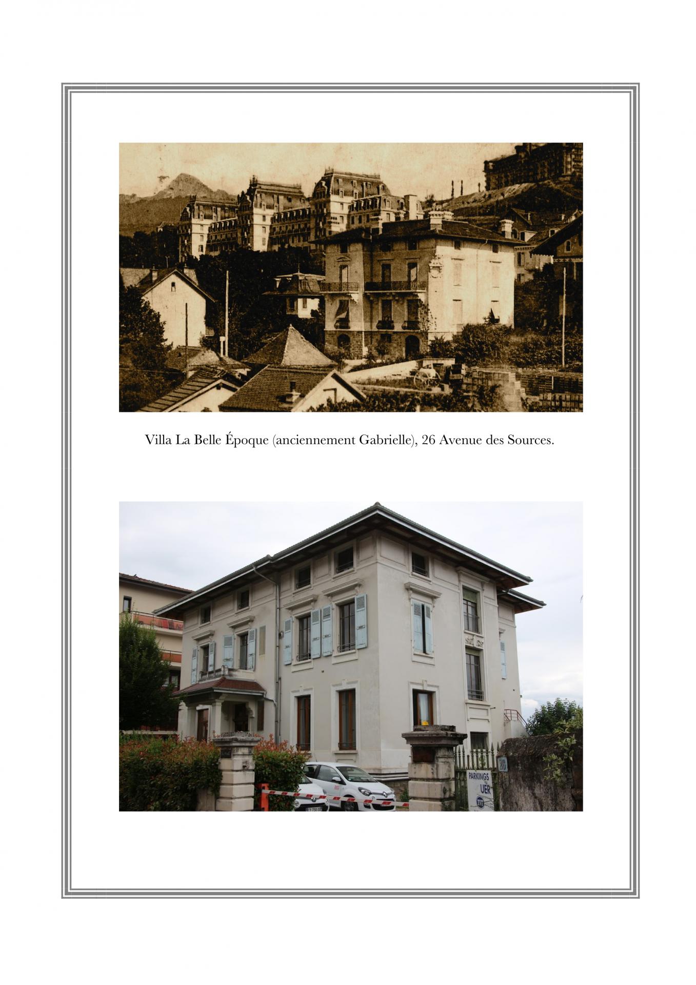 Villa Gabrielle (La Belle Époque), 26 avenue des Sources