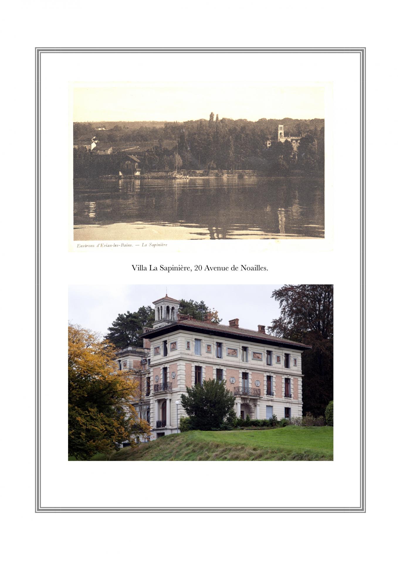 Villa La Sapinière, 20 avenue de Noailles
