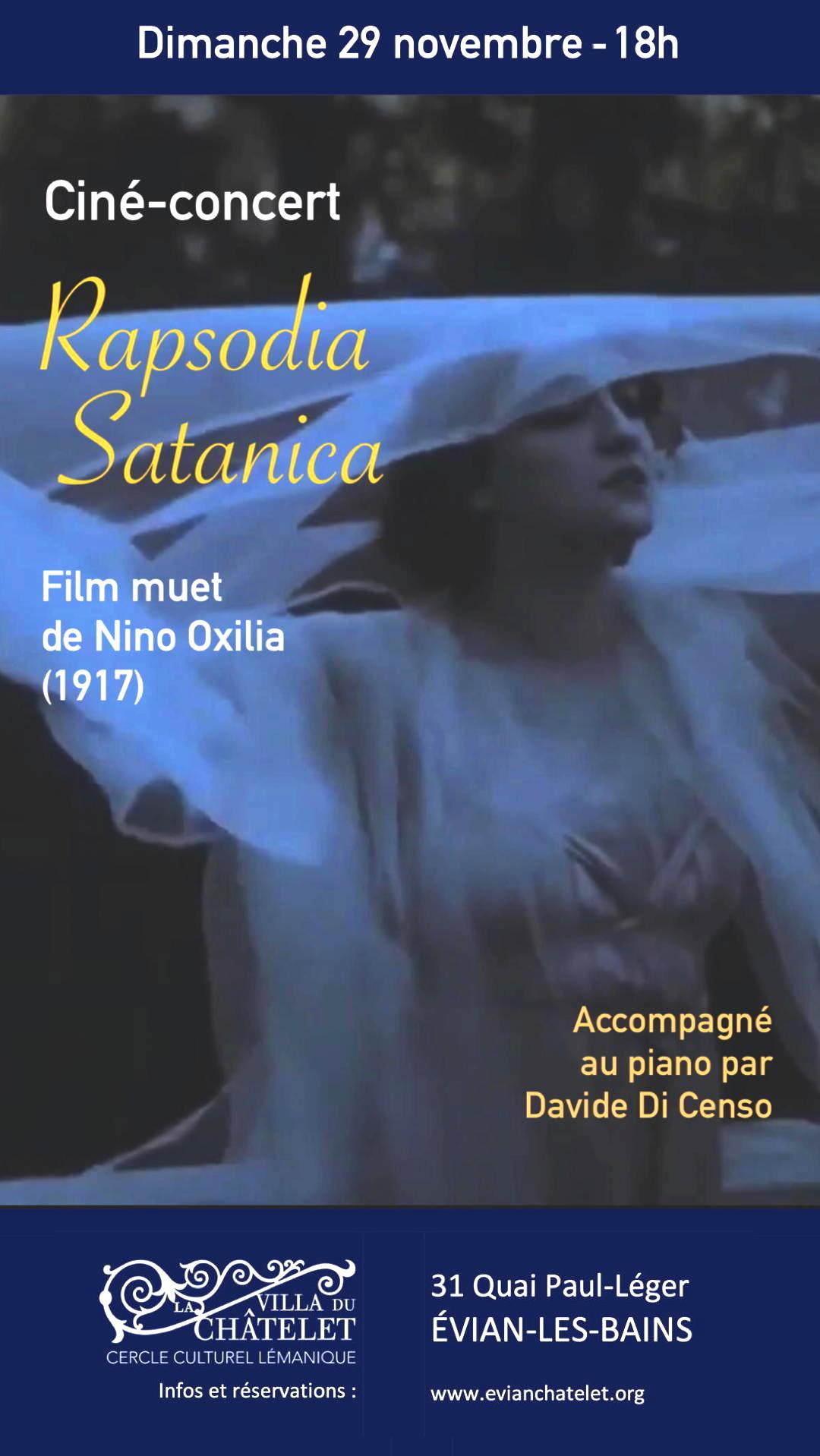 Affiche cine-concert 29 Novembre 2026